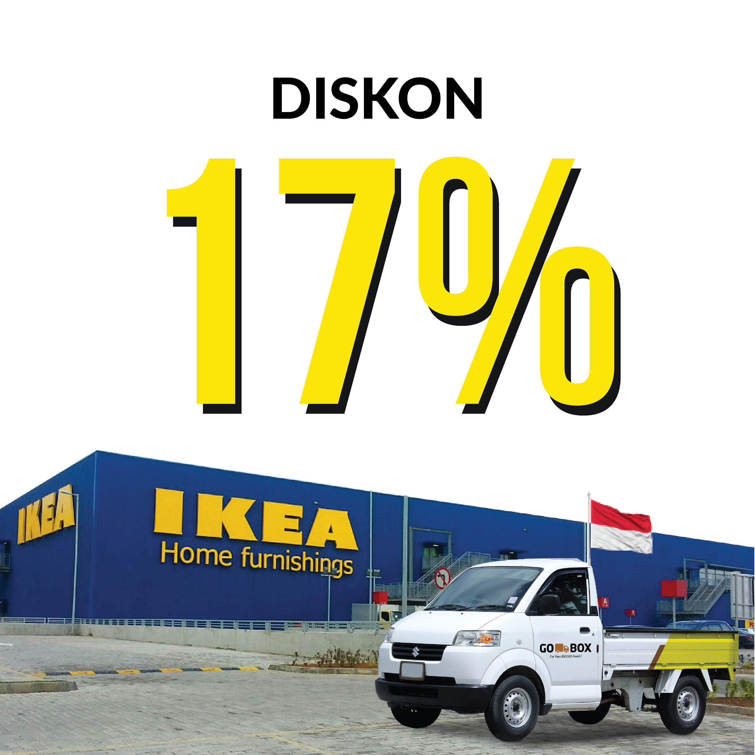 GO-BOX Bersama IKEA Rayakan Hari Kemerdekaan