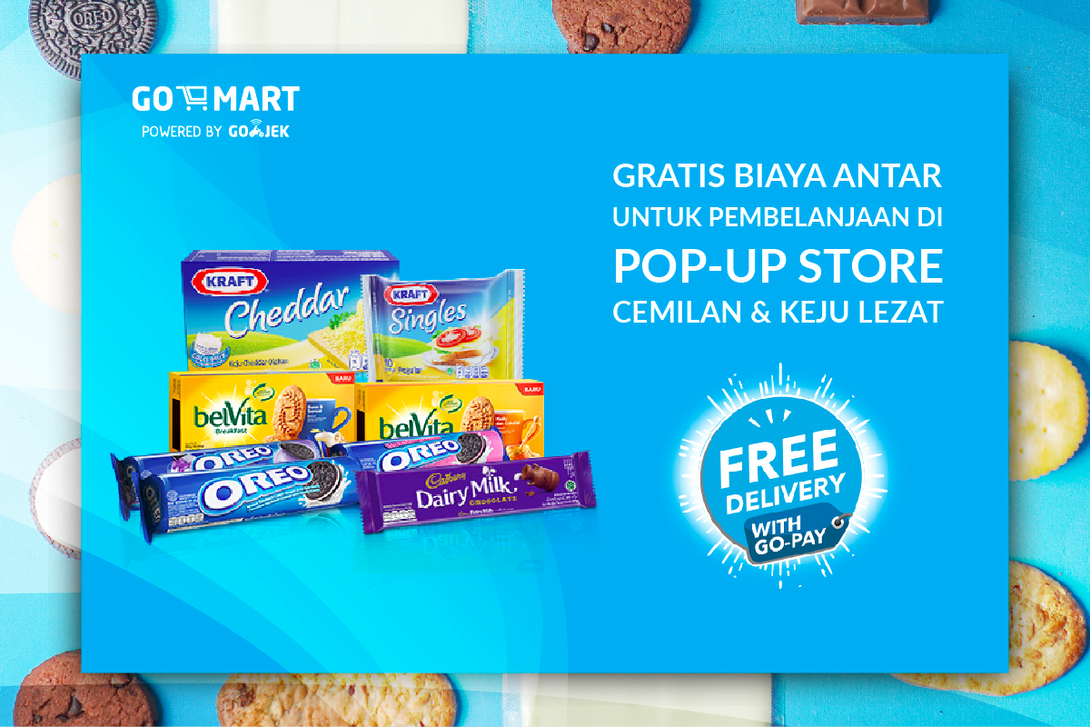 Cemilan Keju dan Lezat Pop-Up Store ada di GO-MART!