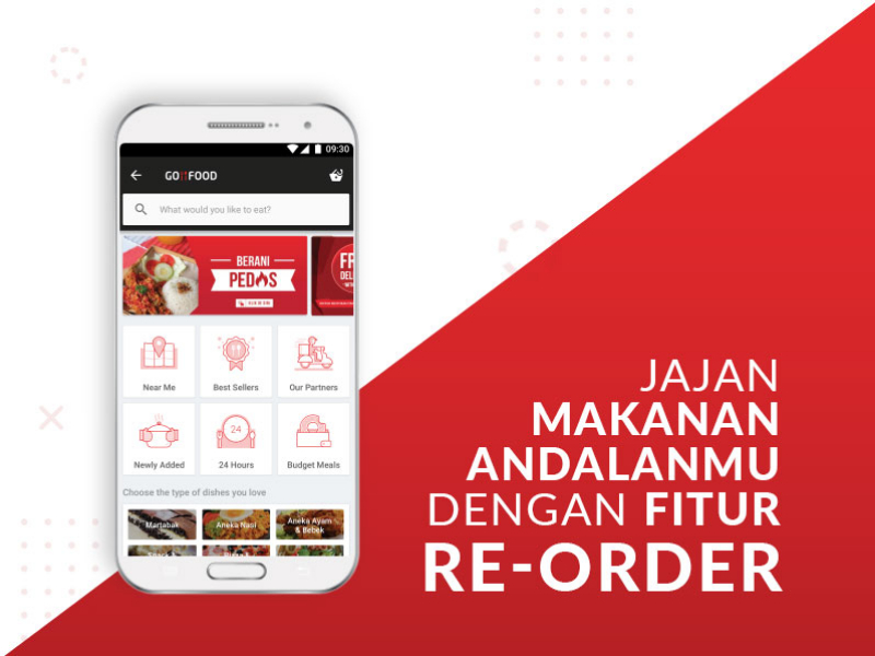 Jajan Makin Mudah Dengan Tampilan Baru GO-FOOD! 