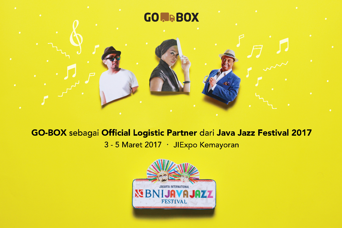 GO-BOX Kembali Bantu Logistik Java Jazz Tahun Ini
