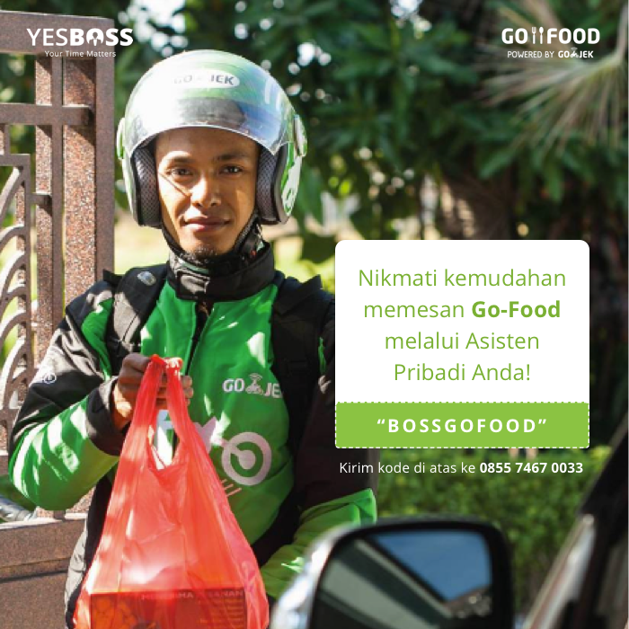 GO-FOOD Bekerjasama Dengan YesBoss