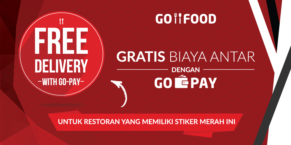 Kini Biaya Antar GO-FOOD Partner GRATIS Menggunakan GO-PAY