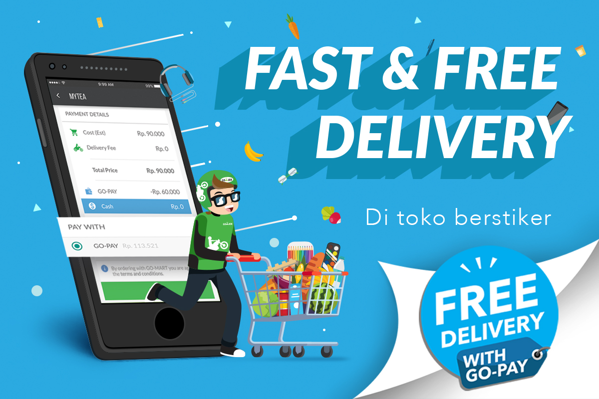 Bebas Biaya Pengantaran dengan GO-PAY?