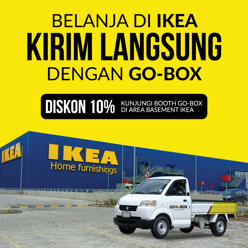 Antar Furnitur IKEA Lebih Mudah dengan GO-BOX