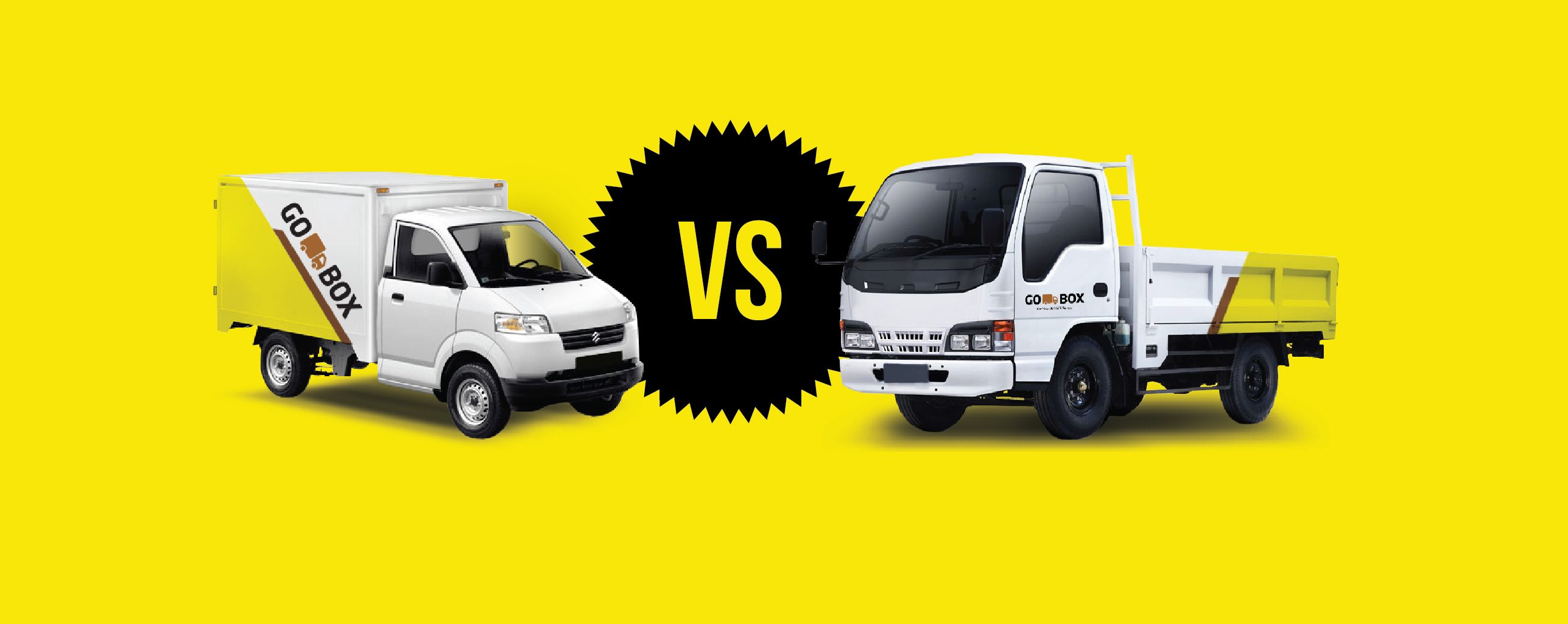 Mobil Box vs Truk Engkel