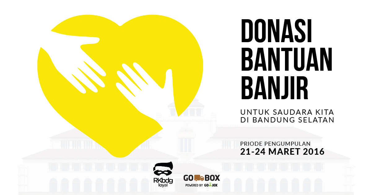 GO-BOX #GIFTBOX Bantu Korban Banjir Bandung